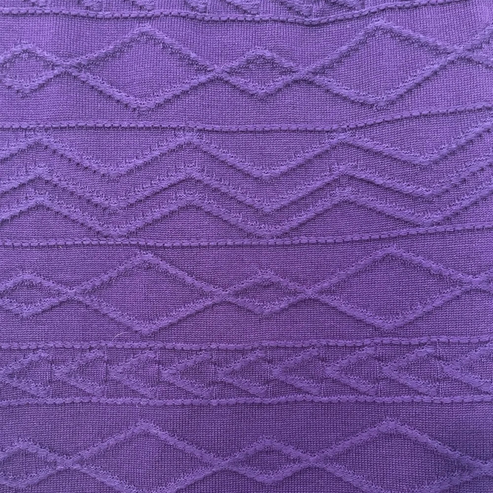 PURPLE KNIT STYLE MINI SKIRT AU10 - Picture 2 of 4